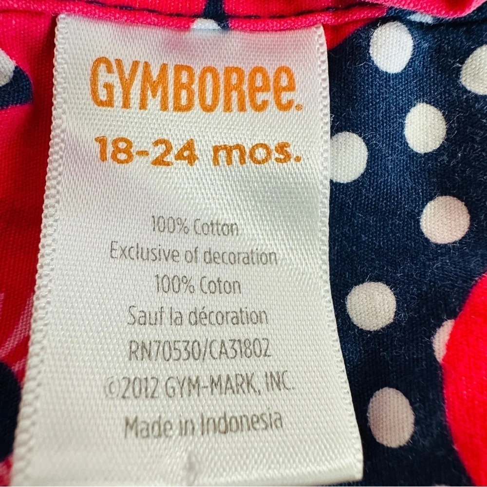 Gymboree Easter Spring Dress, Sz 18-24 mo, Navy & Coral Floral